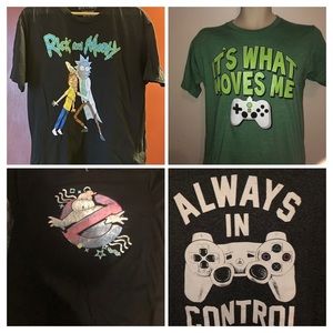 8 Graphic T-shirt’s Men’s Size Large Lot